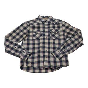 Hollister Long Sleeve Men's Shirt Size Medium‎ Pearl Snap Buttons